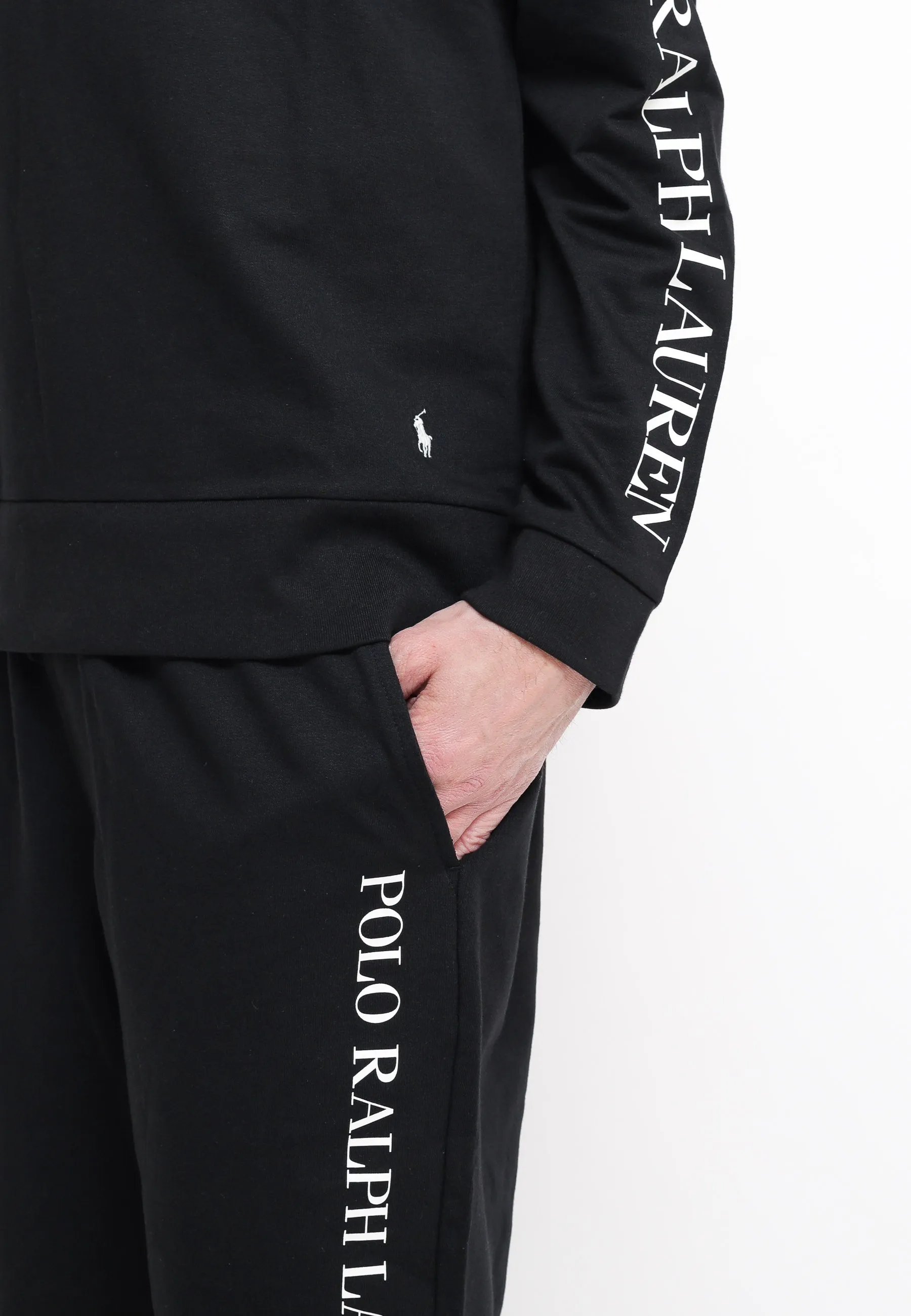 Polo Crew Top - Black
