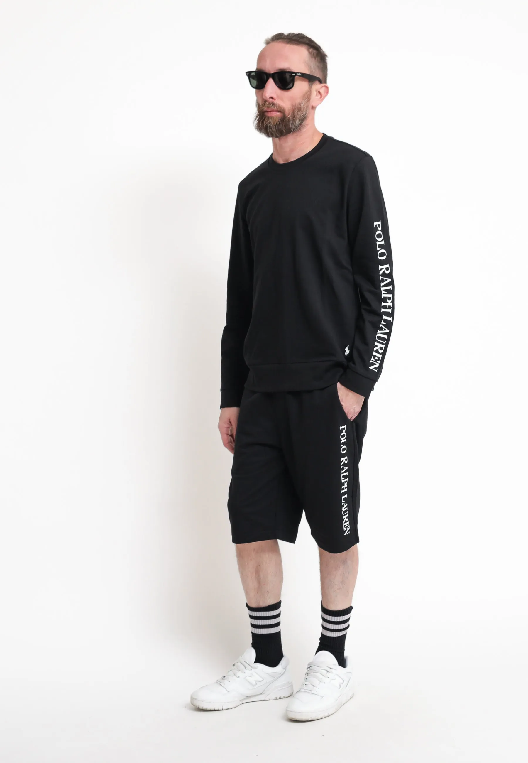 Polo Crew Top - Black