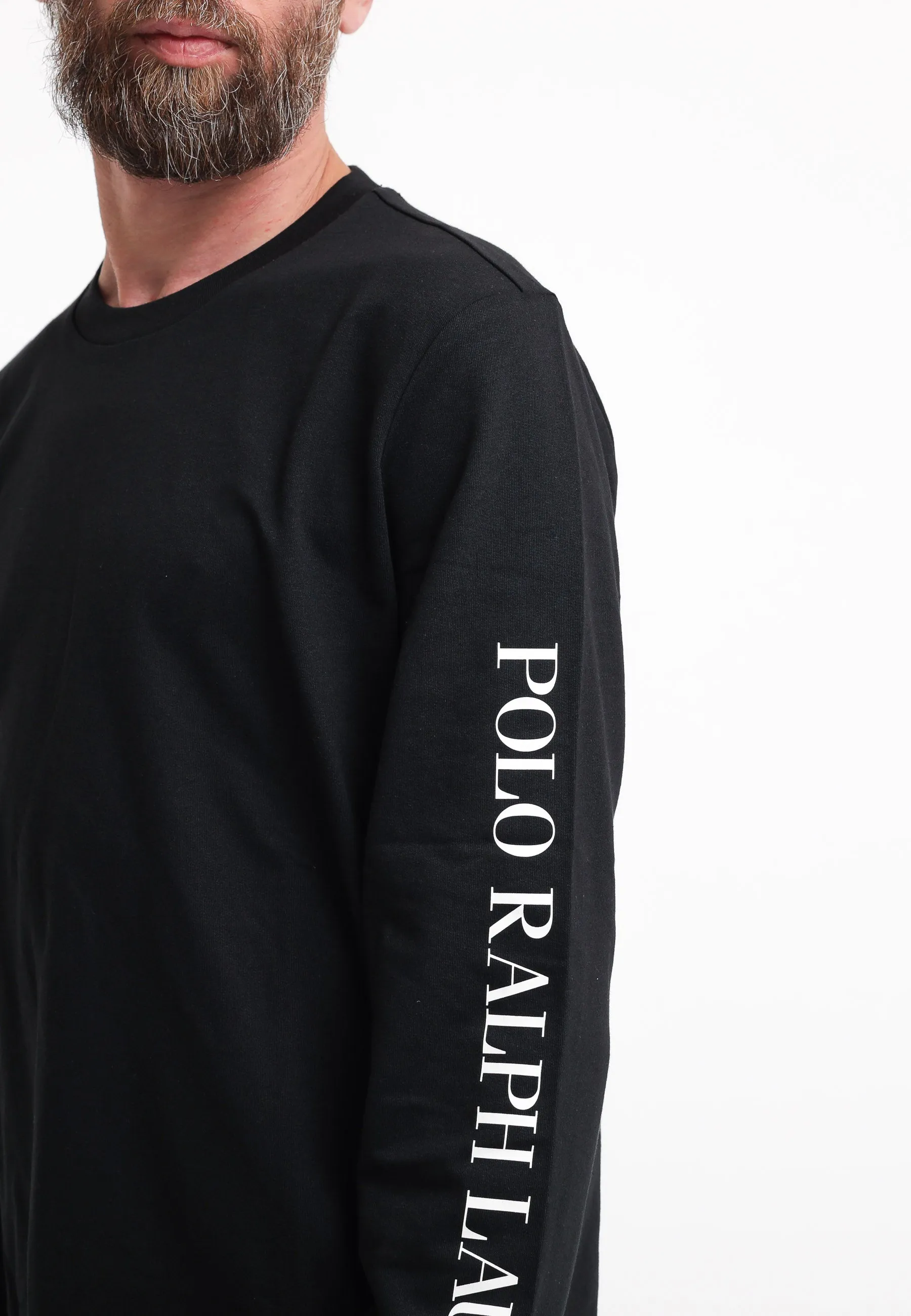 Polo Crew Top - Black