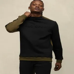 Polo Long Sleeve Colour Block Sweat Top
