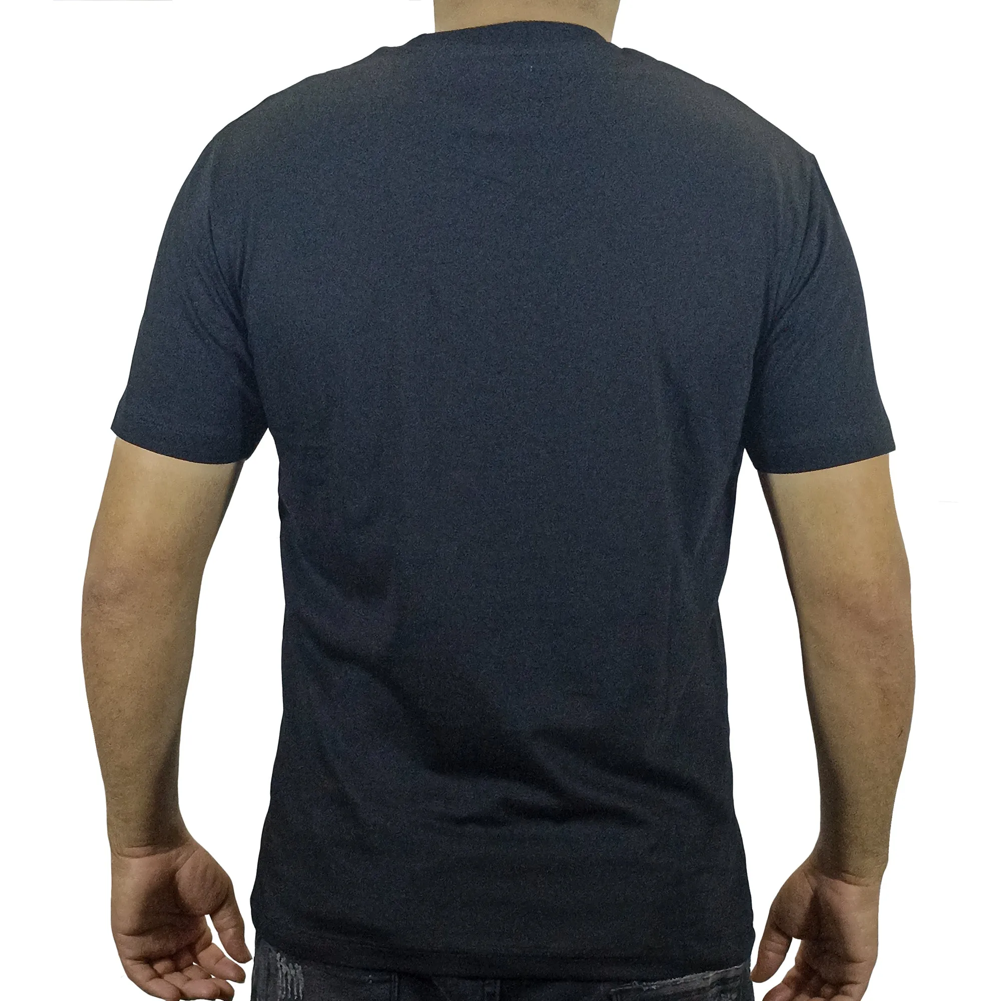 Polo Moda Estampado Para Hombre - Negro