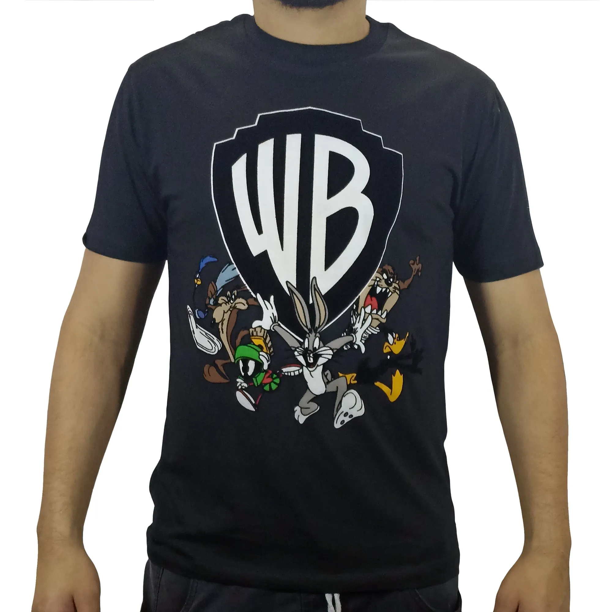 Polo Moda Estampado Para Hombre - Negro