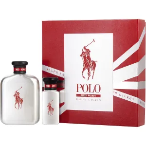 Polo Red Rush by Ralph Lauren for Men 4.2 oz EDT 2pc Gift Set
