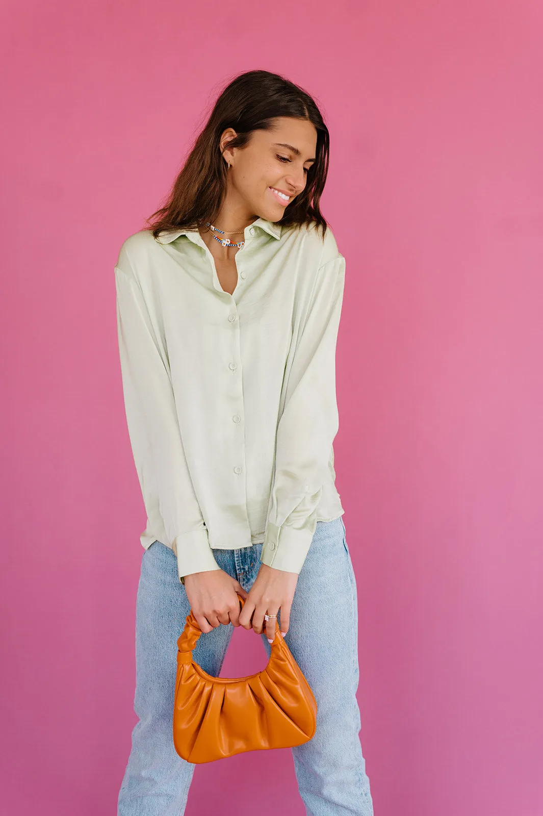 Polo Satin Top