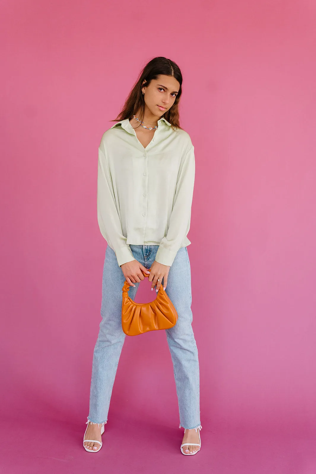 Polo Satin Top