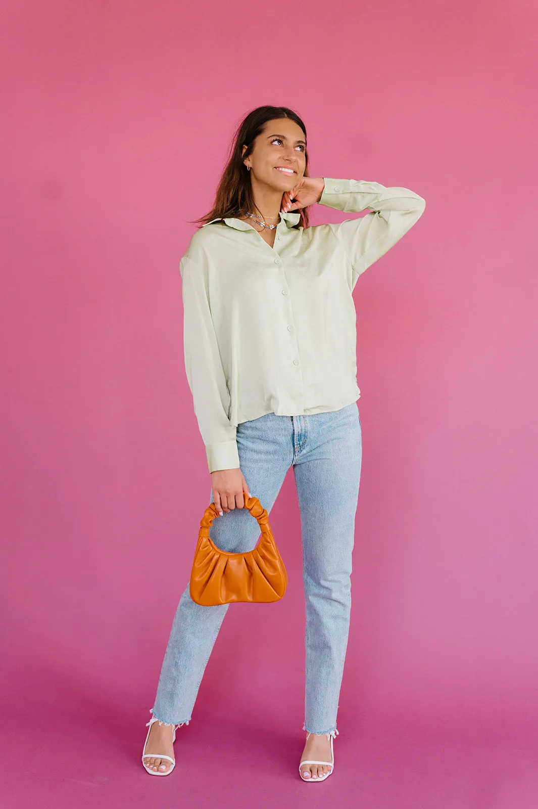 Polo Satin Top