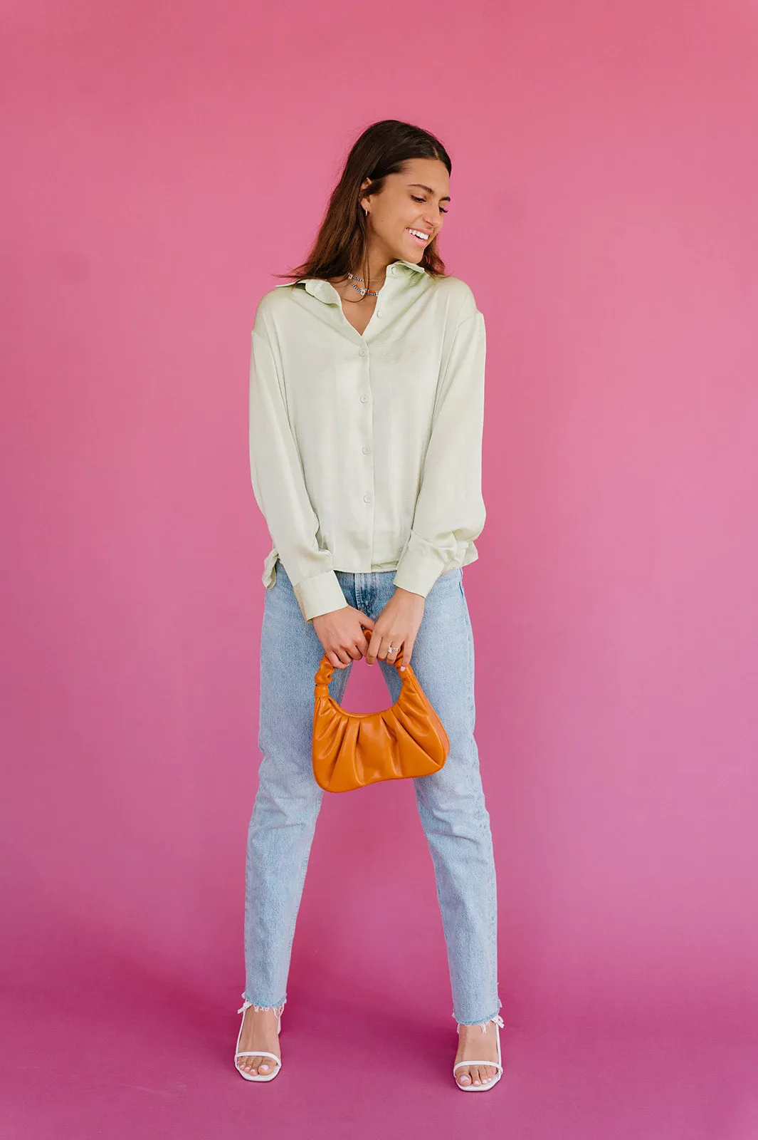 Polo Satin Top