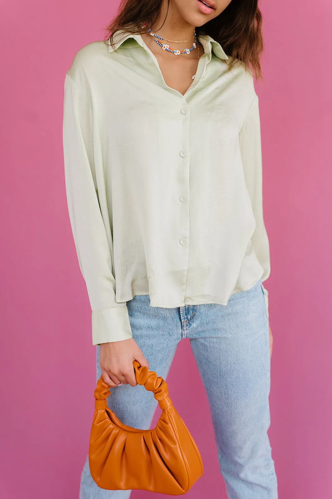 Polo Satin Top