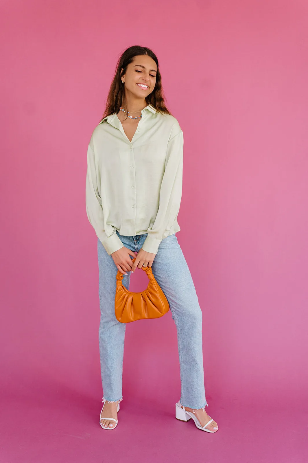 Polo Satin Top