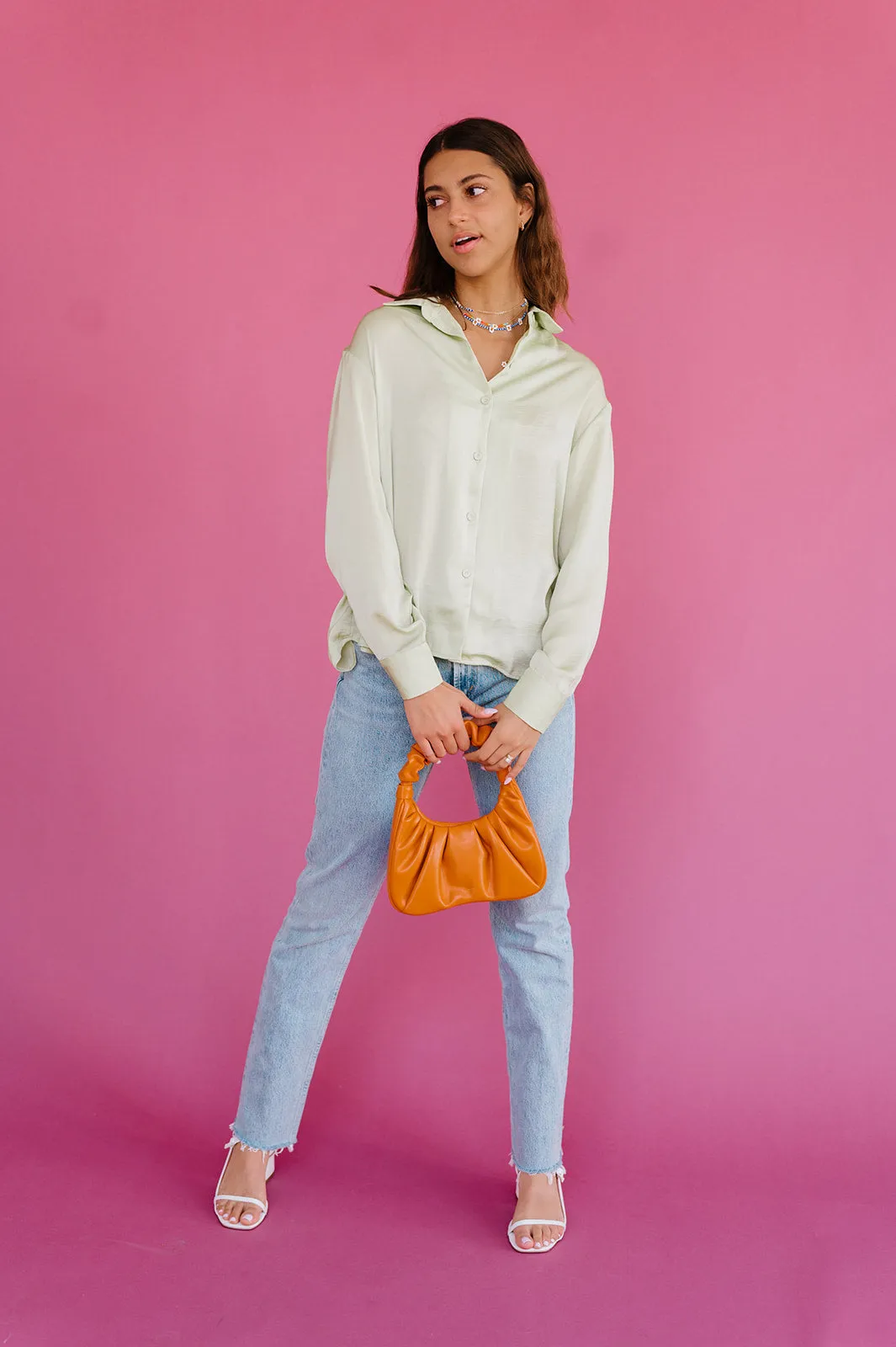 Polo Satin Top