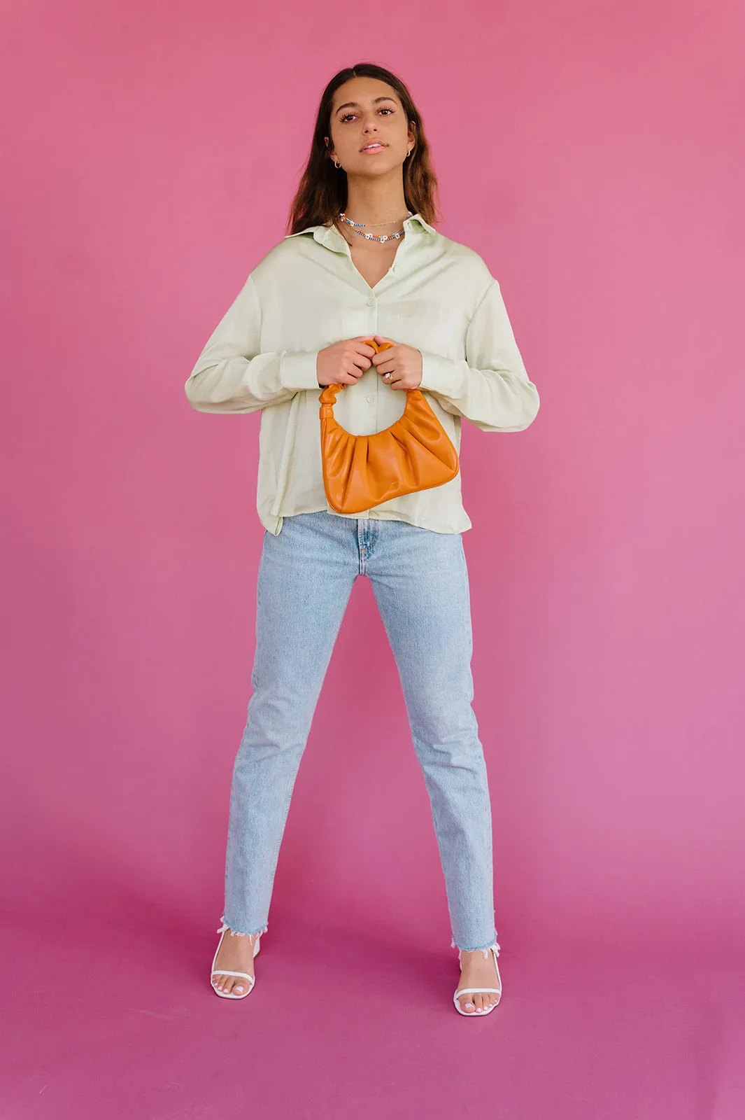 Polo Satin Top