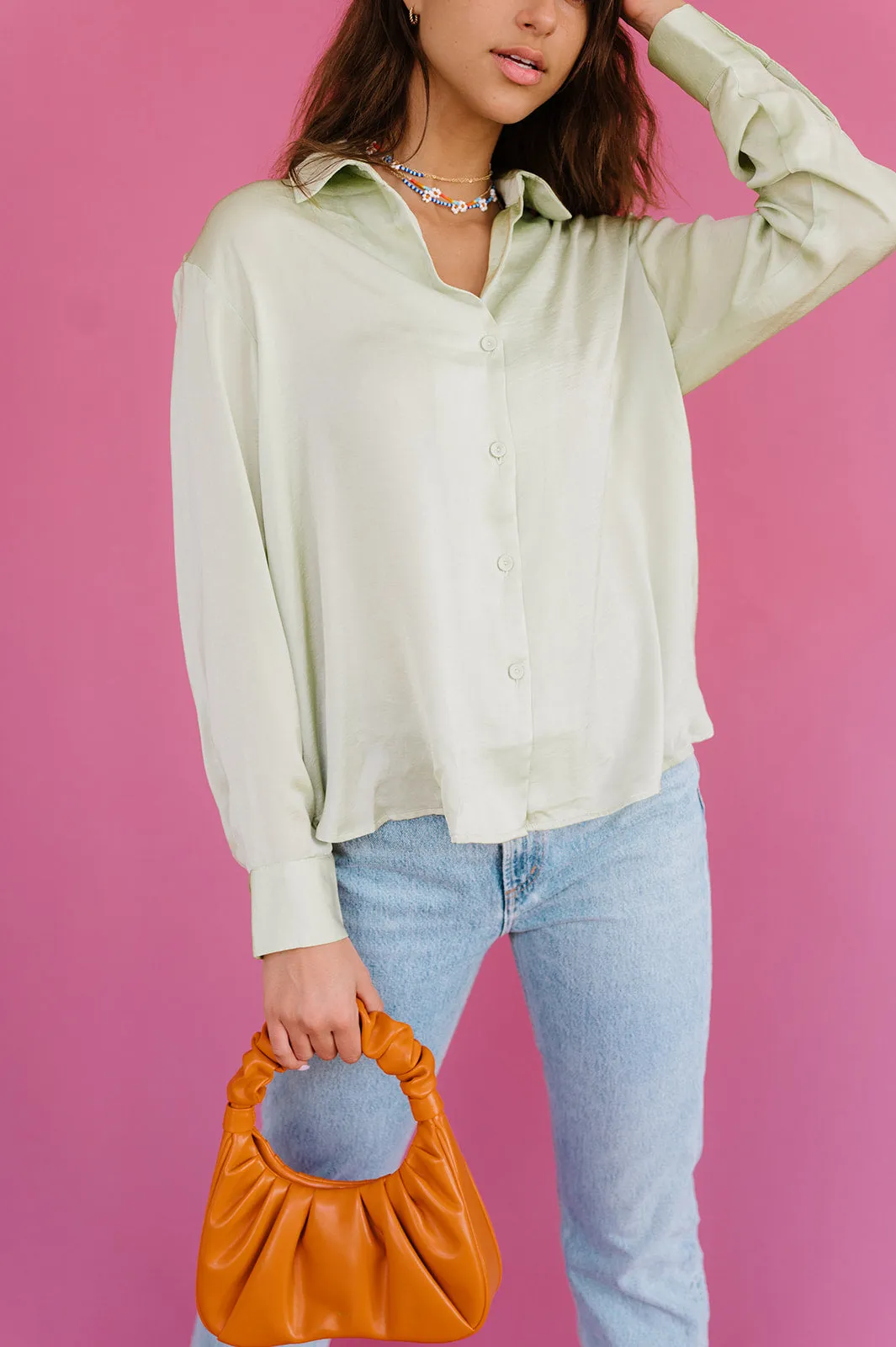 Polo Satin Top