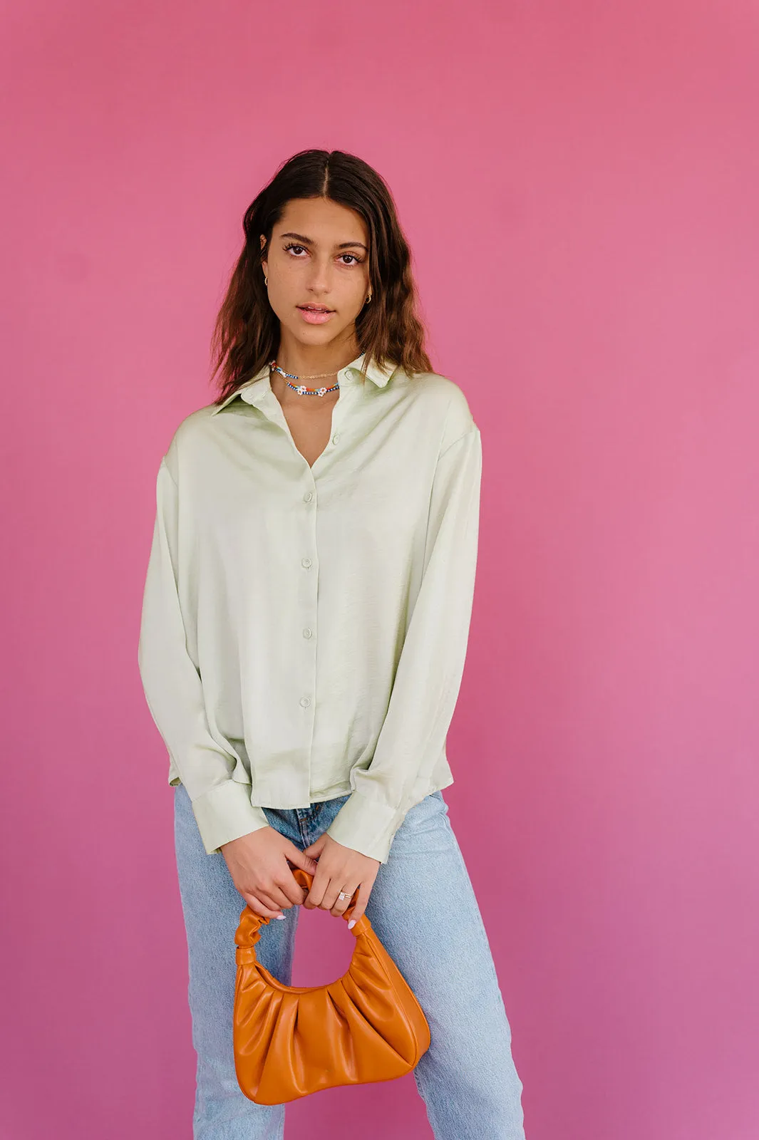 Polo Satin Top