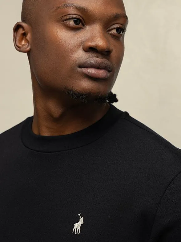 Polo Sport Long Sleeve Sweat Top Black