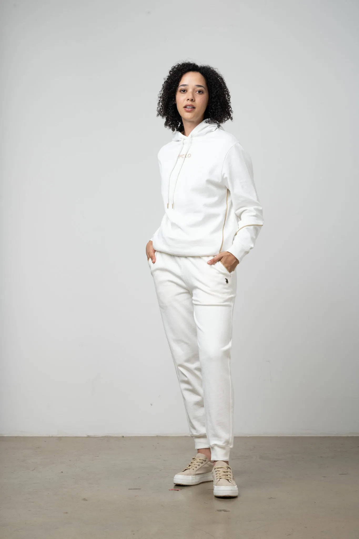 Polo Women Demi Track Top Off White