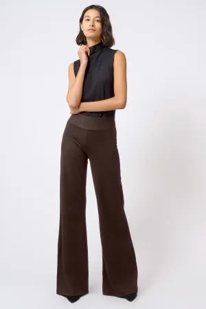 Ponte Wide Leg - Espresso