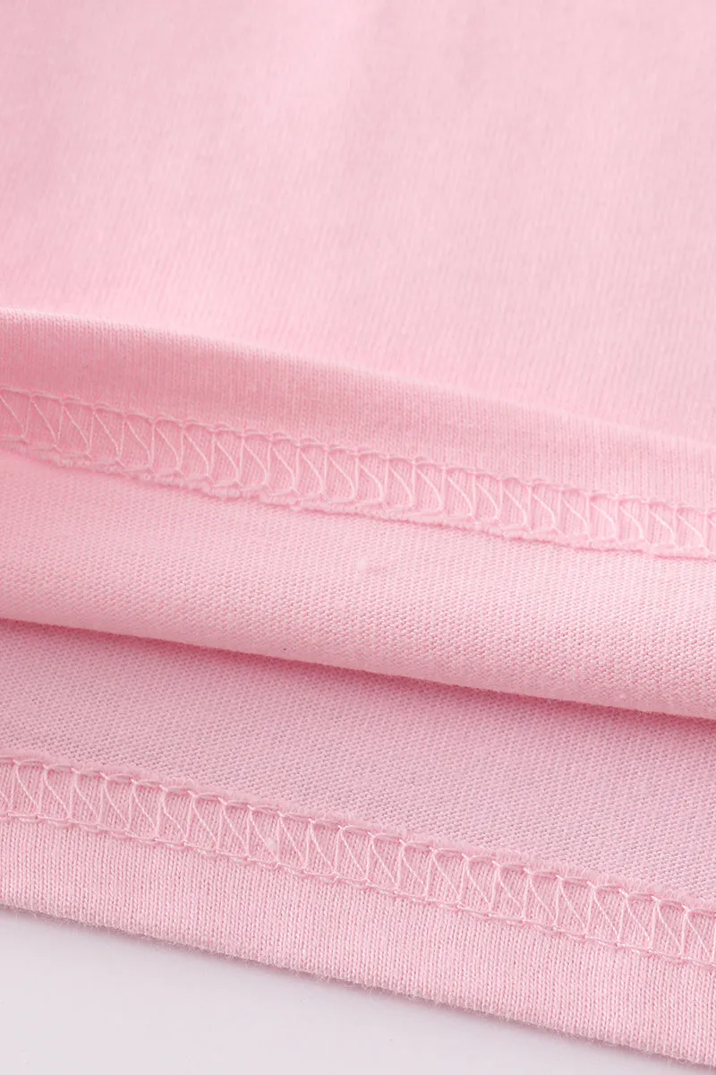 Premium Blush Basic T-shirt Kids And Adult