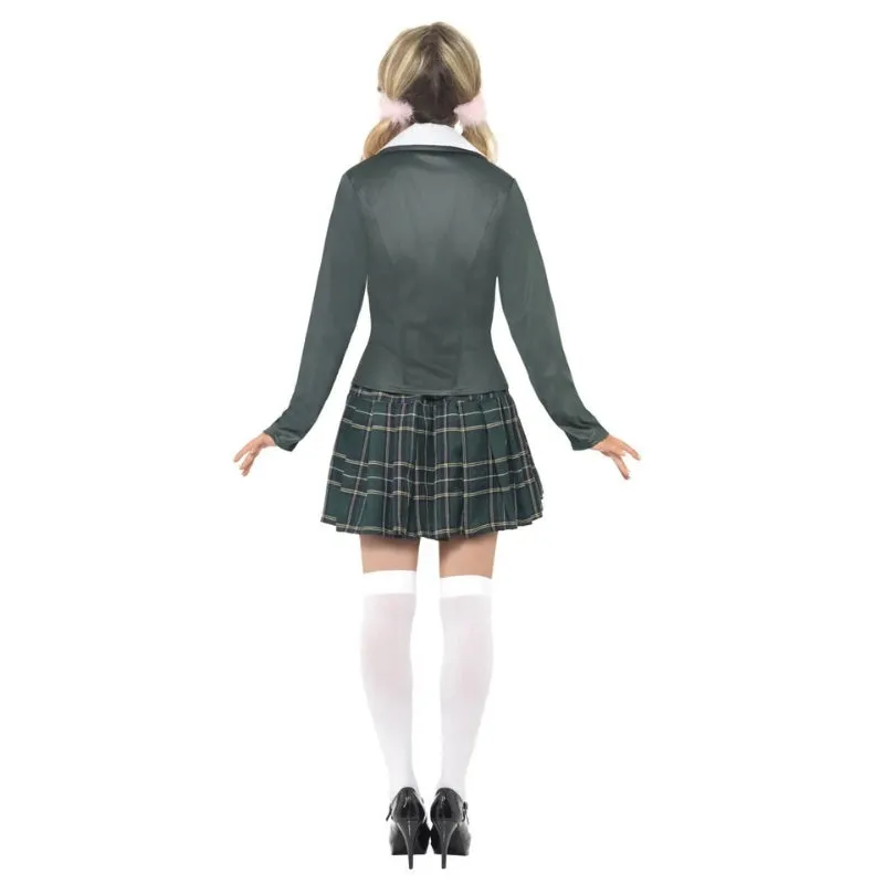 Preppy Schoolgirl Costume, Grey