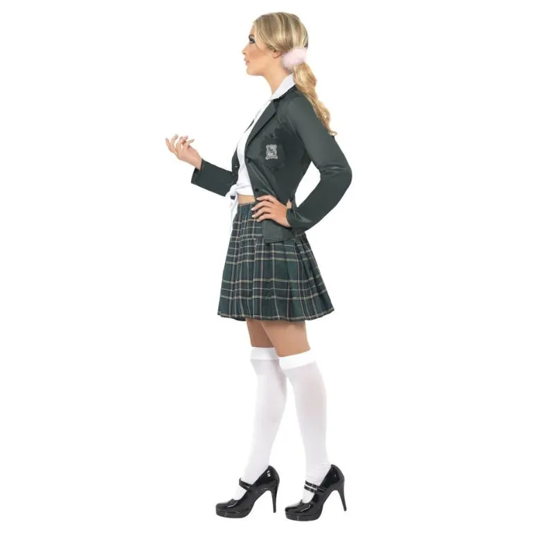 Preppy Schoolgirl Costume, Grey