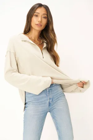 Project Social T Oliver Collared Half Zip Sweatshirt