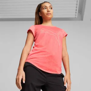 Puma Women Performance Heather Cat Tee| 52032046