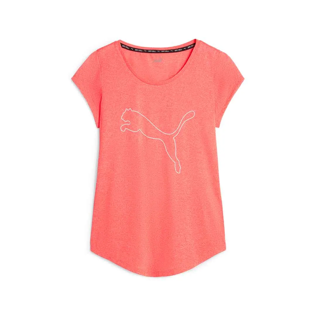 Puma Women Performance Heather Cat Tee| 52032046