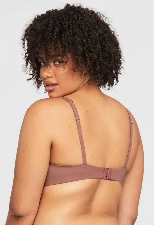 Pure Demi Cup T-Shirt Bra- Pecan