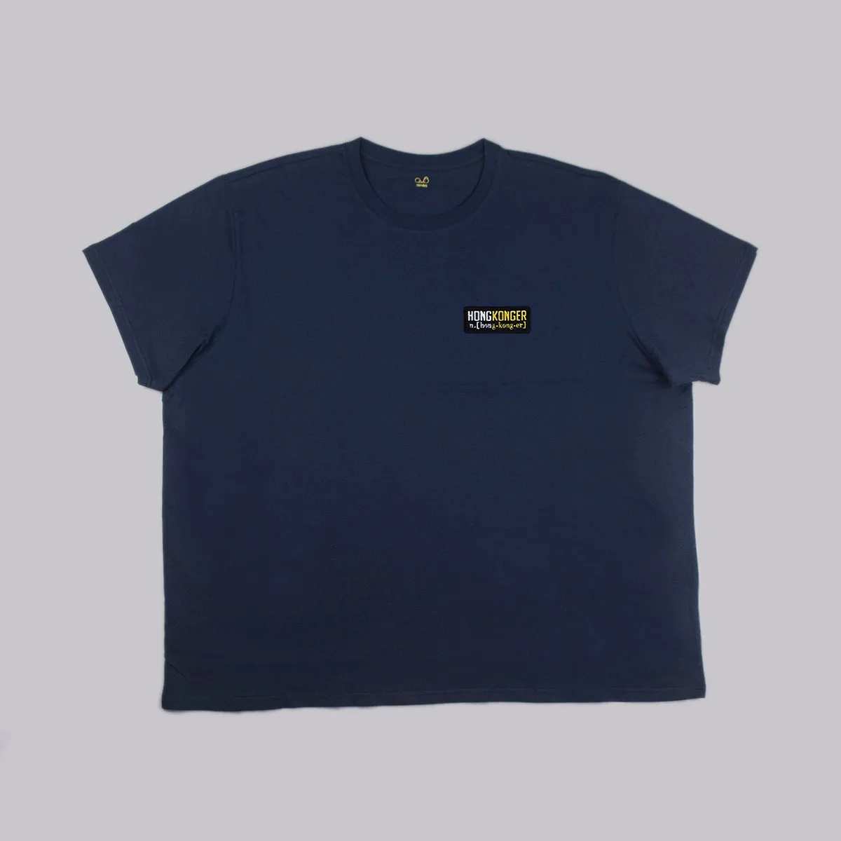 圓領"HONGKONGER"繡花章T恤 Crewneck "HONGKONGER" PATCH T-Shirt 193/VBIG(4XL)