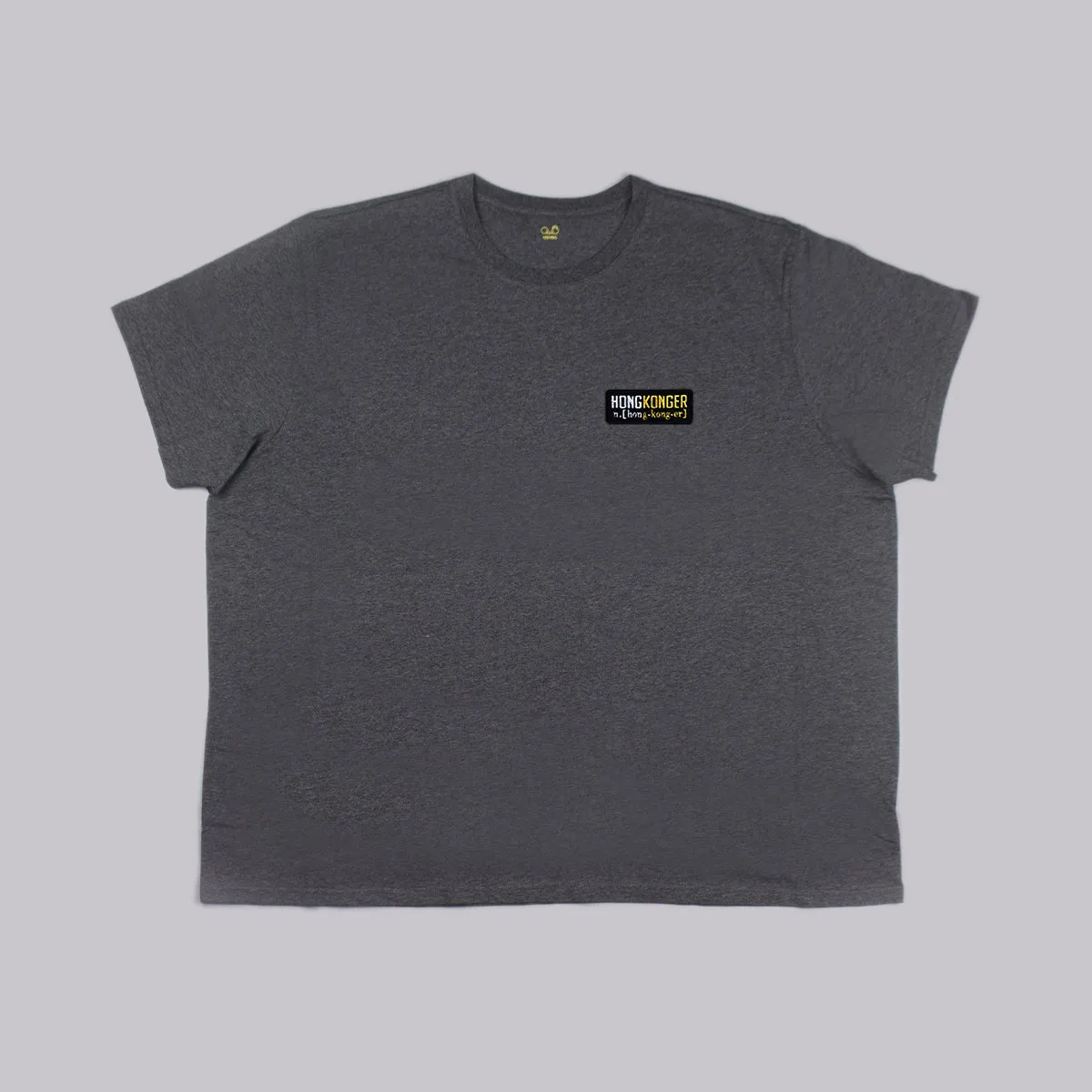 圓領"HONGKONGER"繡花章T恤 Crewneck "HONGKONGER" PATCH T-Shirt 193/VBIG(4XL)