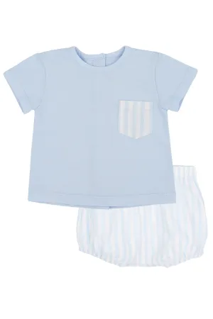 "Otto" Blue Stripe T-Shirt & Jam Pants