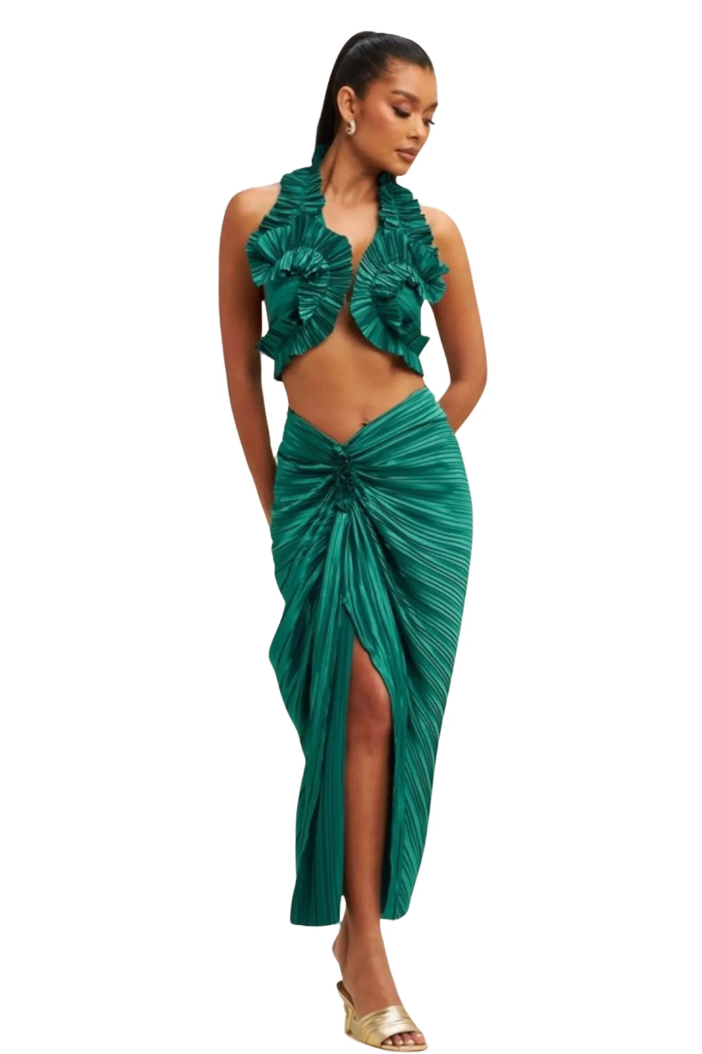 Rachelle Pleated Set Skirt