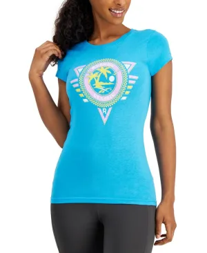 Reebok Women's Qt Classic Palm Cotton T-Shirt GB1325