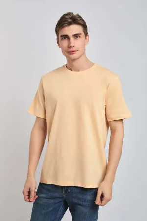 Regular Fit Basic Cotton T-Shirt Pink