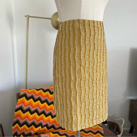 Reiss Pleated Textured Mini Skirt