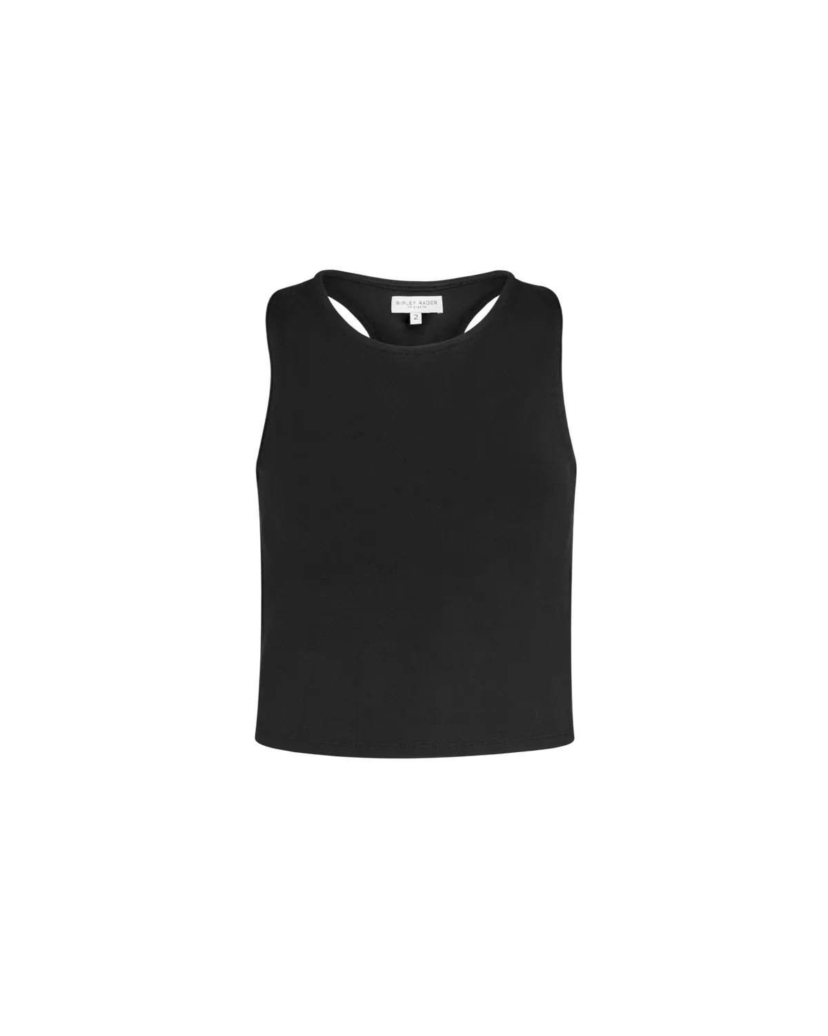 Ripley Rader Black Ponte Knit Tank Top