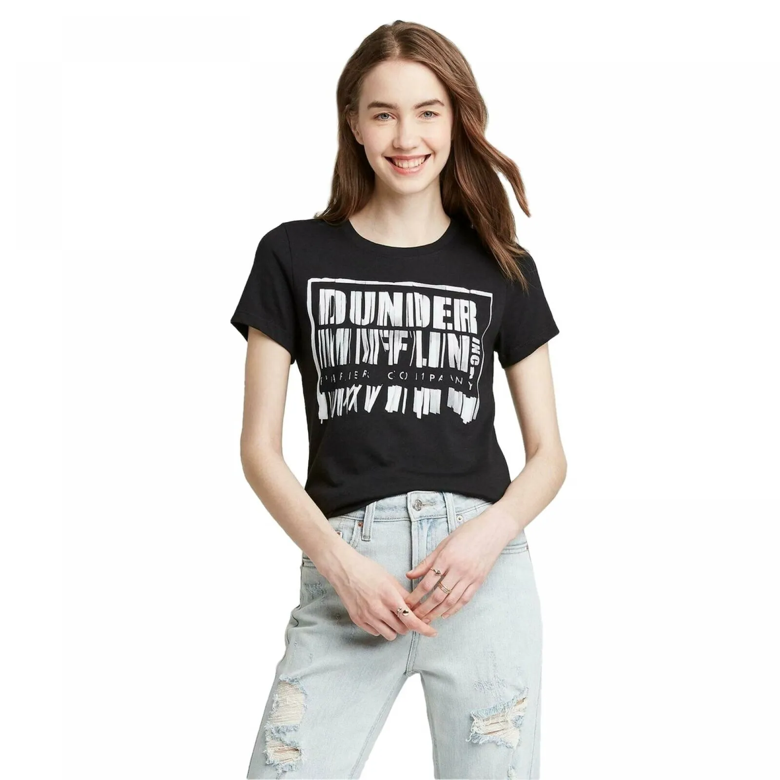Ripple Junction Women's Dunder Mifflin Shredder Short Sleeve Graphic T-Shirt