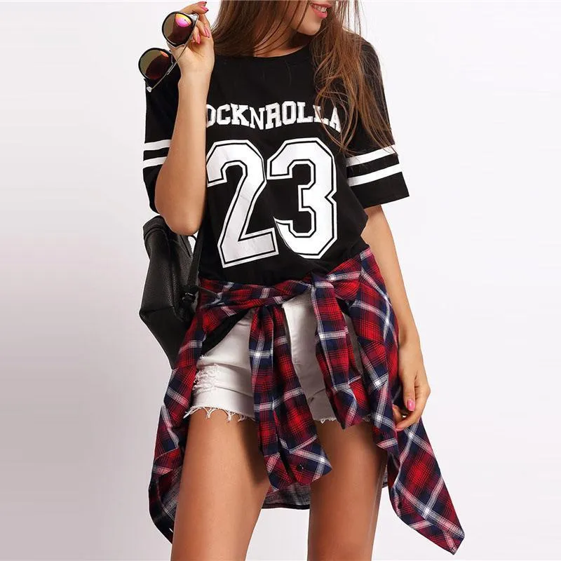 'ROCK N ROLLA' Striped T-Shirt