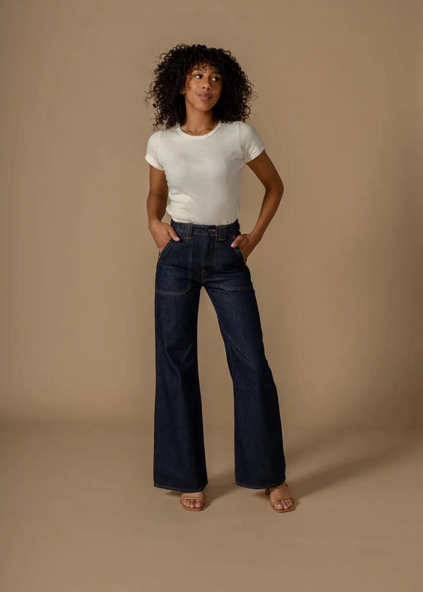 Rowan Wide Leg || Rinse