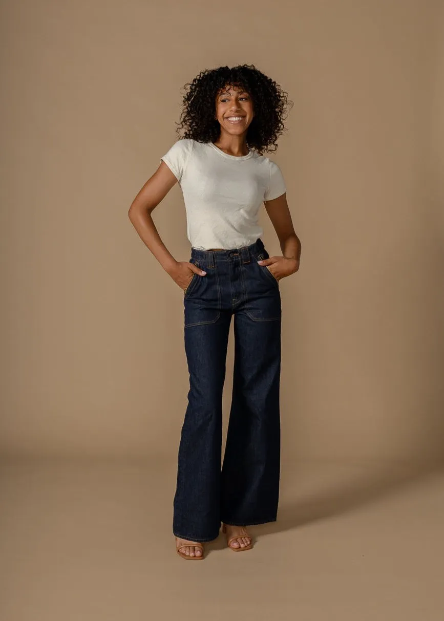 Rowan Wide Leg || Rinse