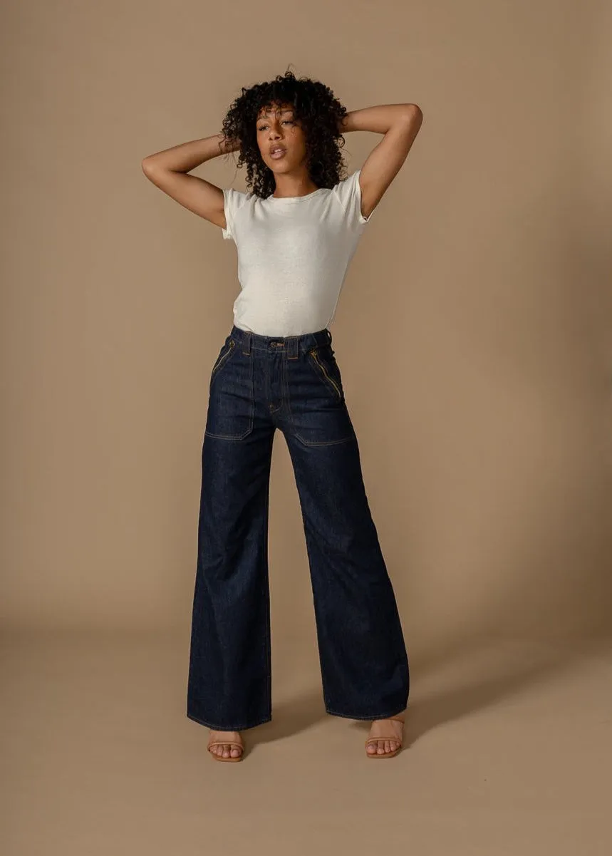 Rowan Wide Leg || Rinse