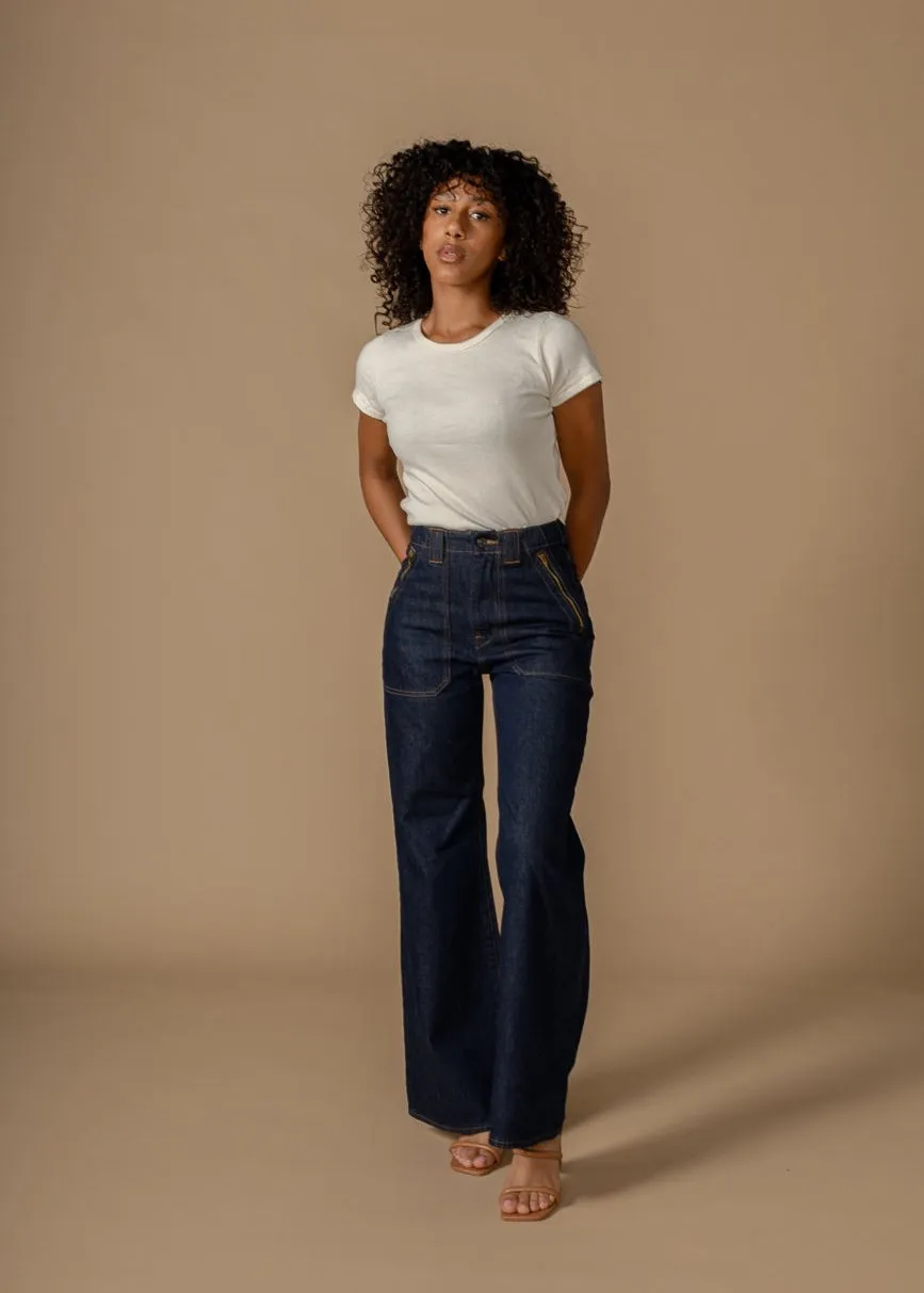 Rowan Wide Leg || Rinse