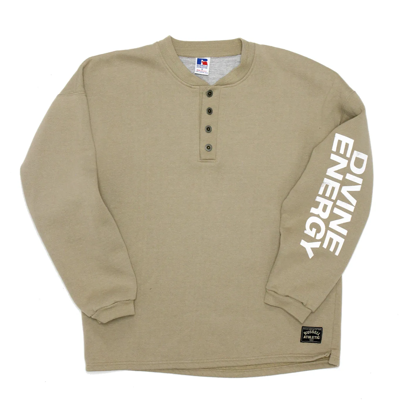 Sand Henley Crewneck (M)