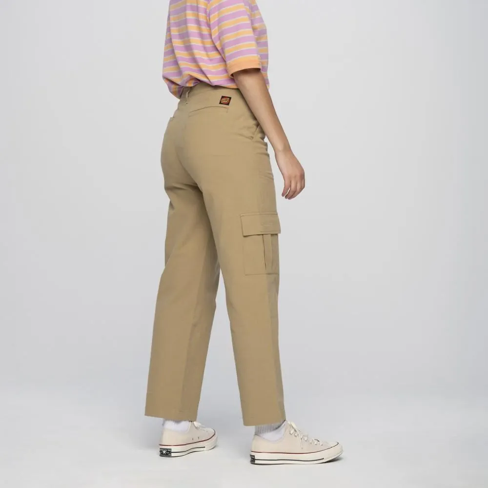 Santa Cruz Womens Pant Nolan Cargo Slouch Pant - Fawn