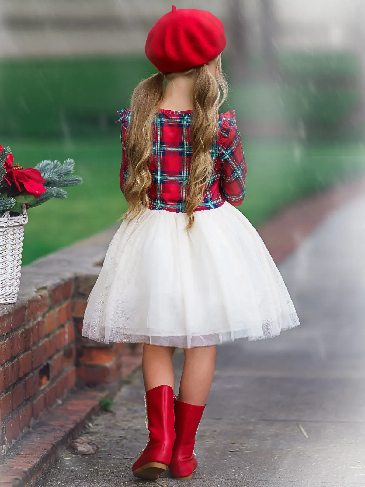 Scottish Tartan Plaid Tutu Dress