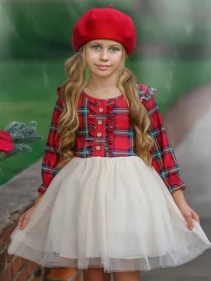 Scottish Tartan Plaid Tutu Dress