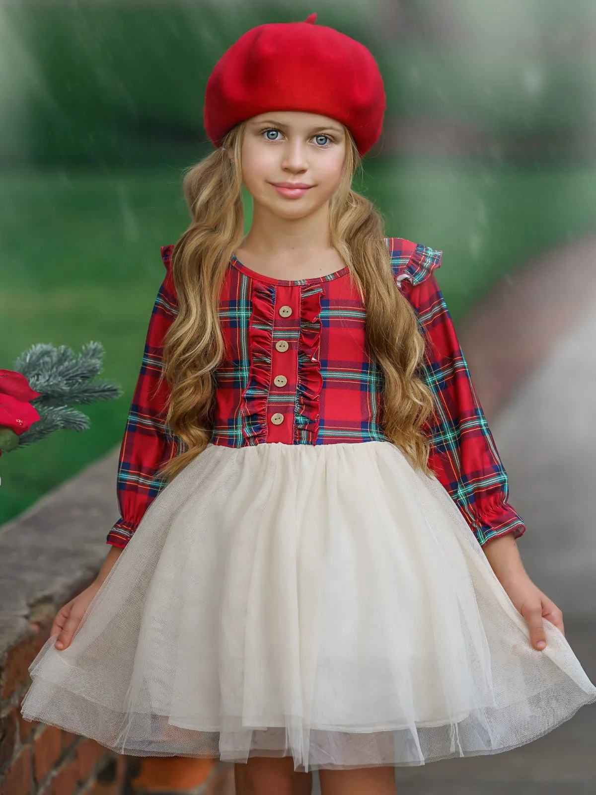 Scottish Tartan Plaid Tutu Dress