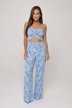Sea Glass Smocked Pant