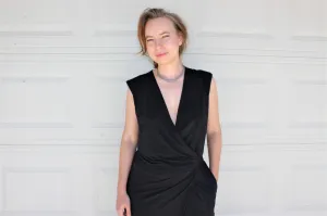 Self-tie Wrap Around Jumpsuit