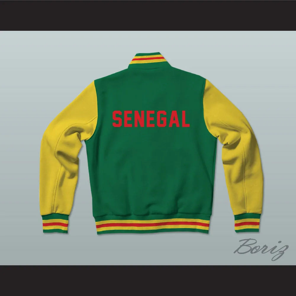Senegal Varsity Letterman Jacket-Style Sweatshirt