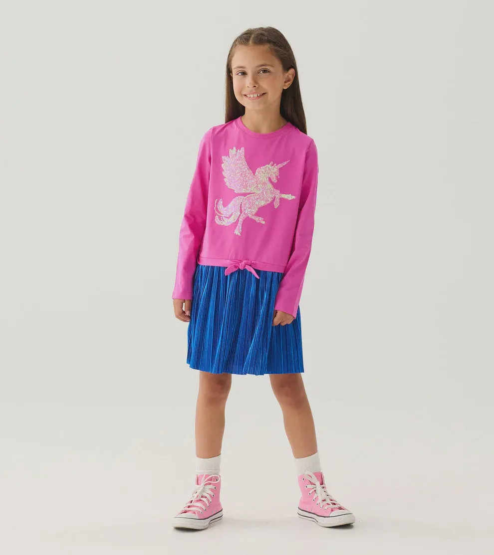 Sequin Pegusus  Unicorn Skirt Dress